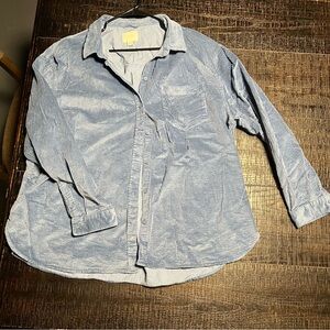 Corduroy American Eagle button up shirt